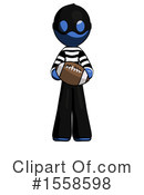 Blue Design Mascot Clipart #1558598 by Leo Blanchette