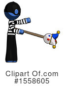 Blue Design Mascot Clipart #1558605 by Leo Blanchette