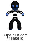 Blue Design Mascot Clipart #1558610 by Leo Blanchette