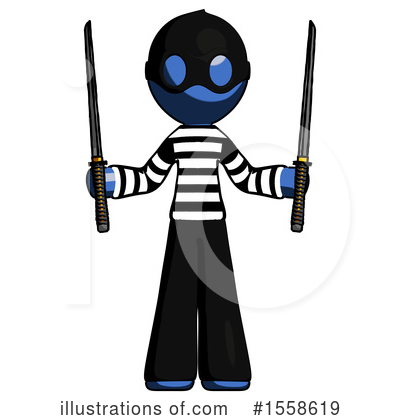 Royalty-Free (RF) Blue Design Mascot Clipart Illustration by Leo Blanchette - Stock Sample #1558619