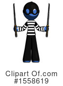 Blue Design Mascot Clipart #1558619 by Leo Blanchette