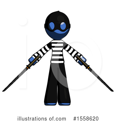 Royalty-Free (RF) Blue Design Mascot Clipart Illustration by Leo Blanchette - Stock Sample #1558620