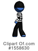Blue Design Mascot Clipart #1558630 by Leo Blanchette