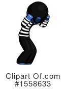 Blue Design Mascot Clipart #1558633 by Leo Blanchette
