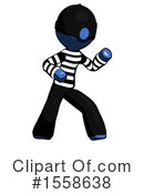 Blue Design Mascot Clipart #1558638 by Leo Blanchette
