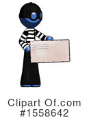 Blue Design Mascot Clipart #1558642 by Leo Blanchette