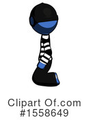 Blue Design Mascot Clipart #1558649 by Leo Blanchette