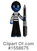 Blue Design Mascot Clipart #1558675 by Leo Blanchette