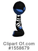 Blue Design Mascot Clipart #1558679 by Leo Blanchette