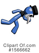 Blue Design Mascot Clipart #1566662 by Leo Blanchette