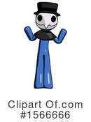 Blue Design Mascot Clipart #1566666 by Leo Blanchette