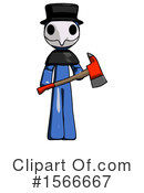 Blue Design Mascot Clipart #1566667 by Leo Blanchette