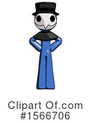 Blue Design Mascot Clipart #1566706 by Leo Blanchette