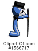 Blue Design Mascot Clipart #1566717 by Leo Blanchette