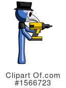 Blue Design Mascot Clipart #1566723 by Leo Blanchette