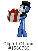 Blue Design Mascot Clipart #1566736 by Leo Blanchette