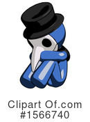 Blue Design Mascot Clipart #1566740 by Leo Blanchette