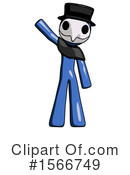 Blue Design Mascot Clipart #1566749 by Leo Blanchette