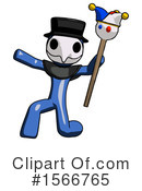 Blue Design Mascot Clipart #1566765 by Leo Blanchette