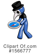 Blue Design Mascot Clipart #1566777 by Leo Blanchette