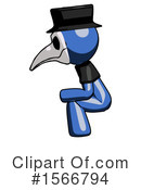 Blue Design Mascot Clipart #1566794 by Leo Blanchette
