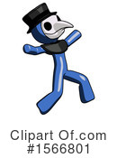 Blue Design Mascot Clipart #1566801 by Leo Blanchette