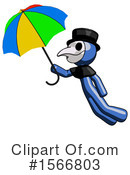 Blue Design Mascot Clipart #1566803 by Leo Blanchette