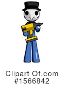 Blue Design Mascot Clipart #1566842 by Leo Blanchette