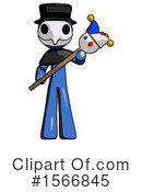 Blue Design Mascot Clipart #1566845 by Leo Blanchette