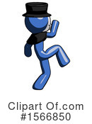 Blue Design Mascot Clipart #1566850 by Leo Blanchette