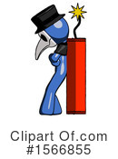 Blue Design Mascot Clipart #1566855 by Leo Blanchette