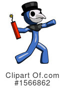 Blue Design Mascot Clipart #1566862 by Leo Blanchette