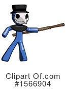Blue Design Mascot Clipart #1566904 by Leo Blanchette