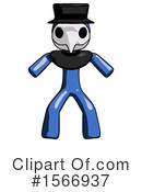 Blue Design Mascot Clipart #1566937 by Leo Blanchette