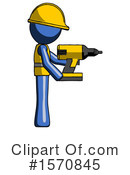 Blue Design Mascot Clipart #1570845 by Leo Blanchette