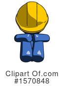 Blue Design Mascot Clipart #1570848 by Leo Blanchette