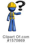 Blue Design Mascot Clipart #1570869 by Leo Blanchette