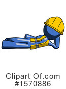 Blue Design Mascot Clipart #1570886 by Leo Blanchette