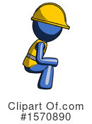 Blue Design Mascot Clipart #1570890 by Leo Blanchette