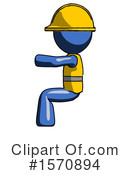 Blue Design Mascot Clipart #1570894 by Leo Blanchette