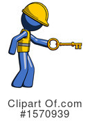 Blue Design Mascot Clipart #1570939 by Leo Blanchette