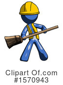 Blue Design Mascot Clipart #1570943 by Leo Blanchette