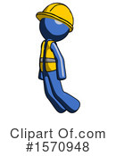 Blue Design Mascot Clipart #1570948 by Leo Blanchette