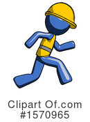 Blue Design Mascot Clipart #1570965 by Leo Blanchette