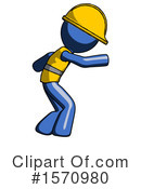 Blue Design Mascot Clipart #1570980 by Leo Blanchette