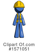 Blue Design Mascot Clipart #1571051 by Leo Blanchette