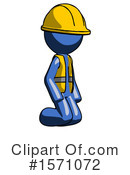 Blue Design Mascot Clipart #1571072 by Leo Blanchette