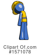 Blue Design Mascot Clipart #1571078 by Leo Blanchette