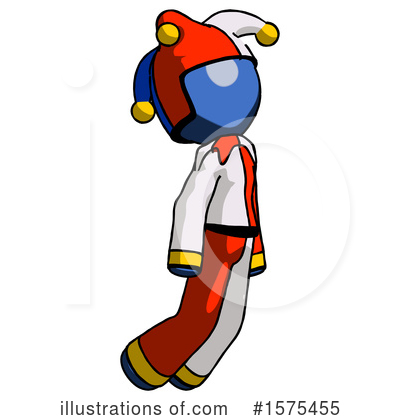 Royalty-Free (RF) Blue Design Mascot Clipart Illustration by Leo Blanchette - Stock Sample #1575455