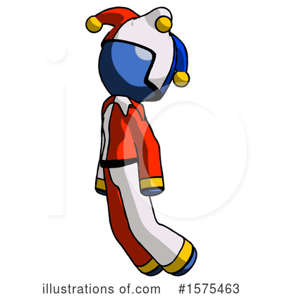 Royalty-Free (RF) Blue Design Mascot Clipart Illustration by Leo Blanchette - Stock Sample #1575463